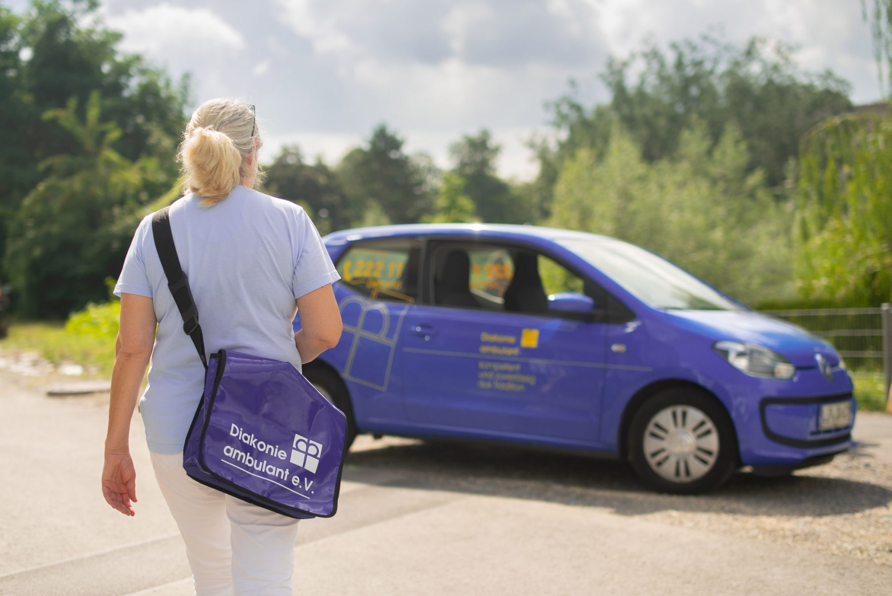 Mitarbeiterin der Diakonie ambulant Detmold