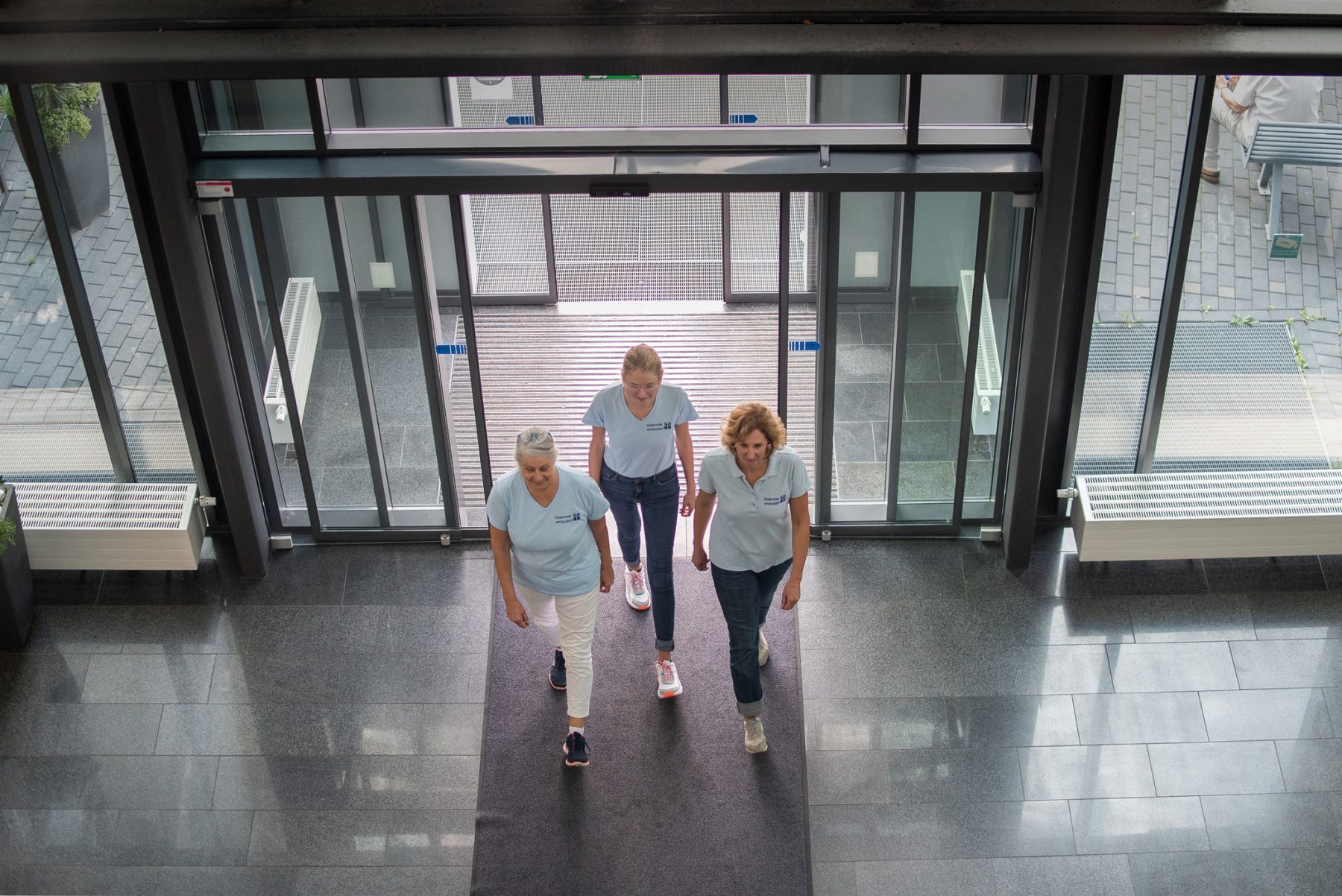 Eingang der Diakonie ambulant Detmold